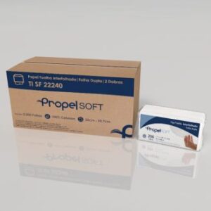Papel Toalha Interfolhada Folha Dupla 22240