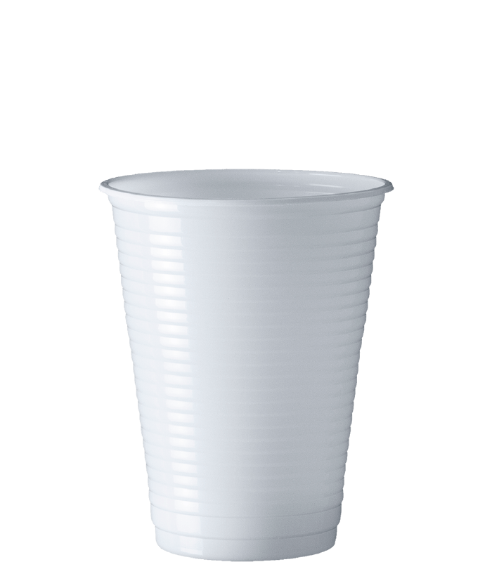 Copo Descartável 200 ml PP Cristalcopo 2 Copo Descartável 200 ml PP Cristalcopo Branco