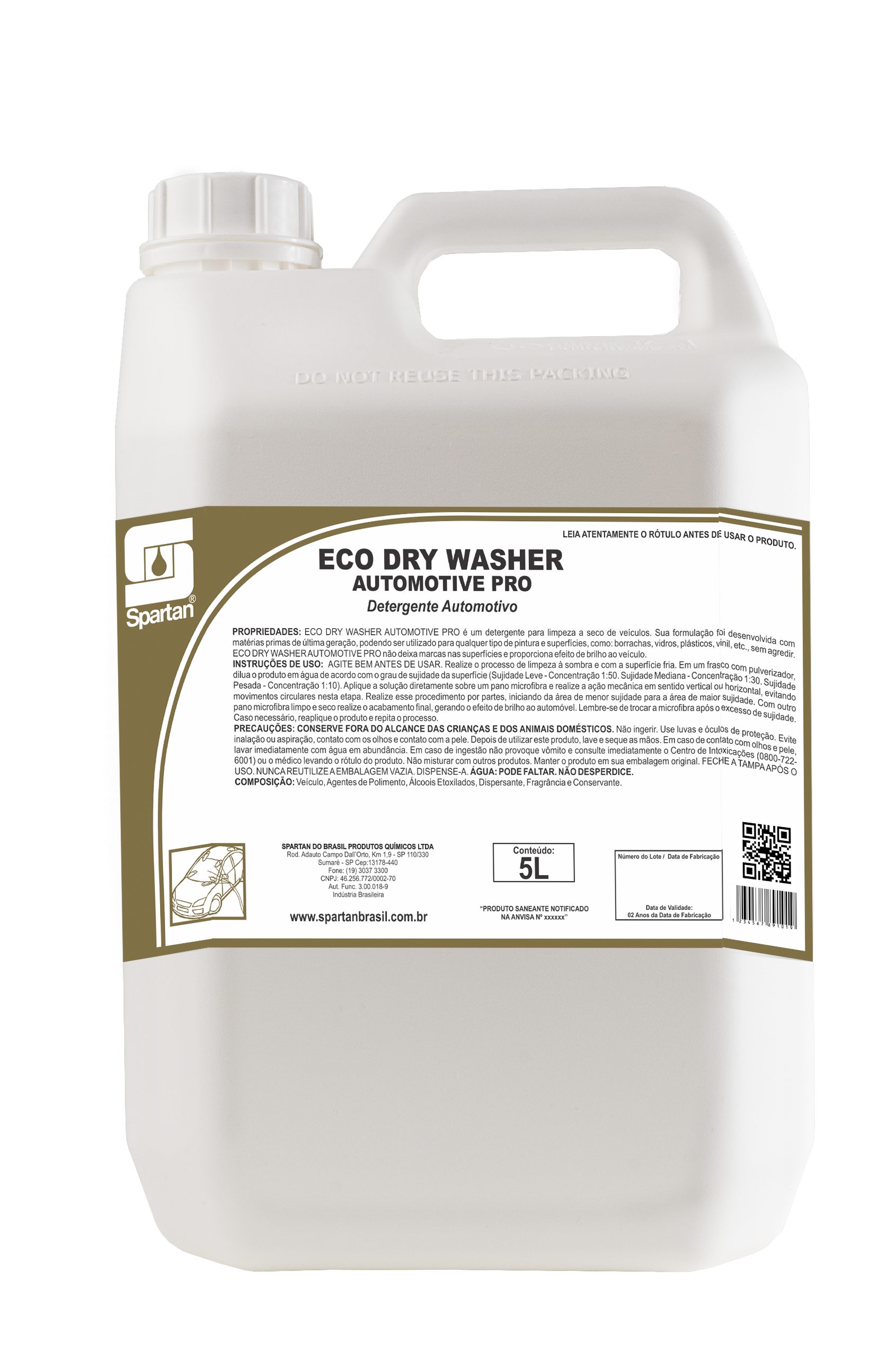 Eco Dry Washer Automotive Pro Spartan 5 Litros