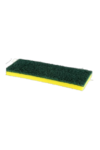 Esponja Dupla Face Limpa Piso Super British - Verde/Amarela