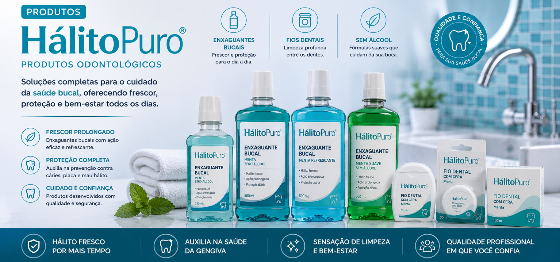 Hálito Puro Categoria de Produtos