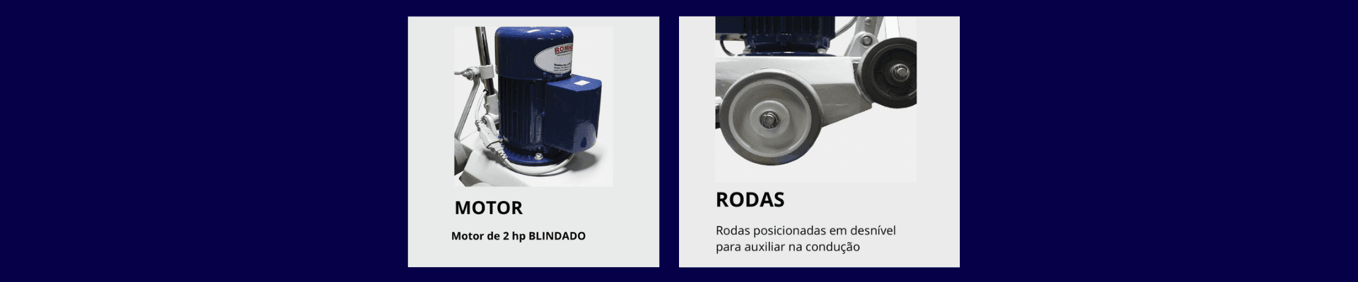 Lustradora de Pisos UHS 1600 2 HP Rodas e Motor