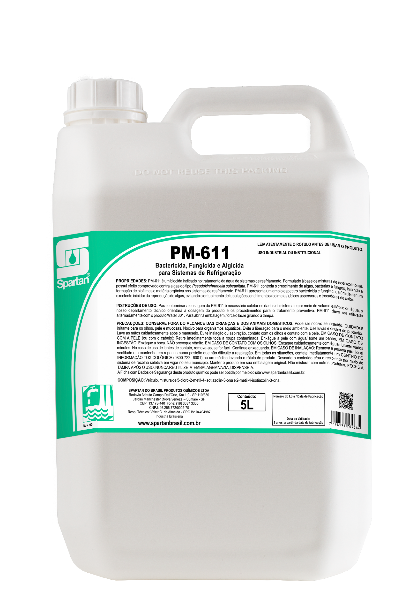 PM-611 Spartan 1 PM-611 Spartan 5 Litros
