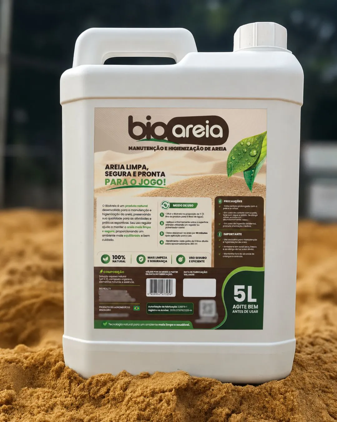 BioAreia Bioreality – Limpador de Areia Natural 1 BioAreia Bioreality – Limpador de Areia Natural
